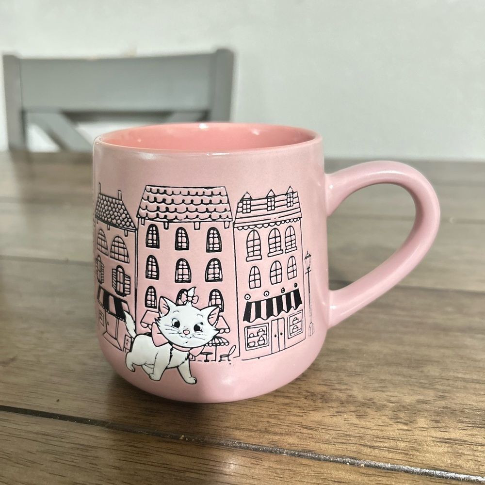 Disney Aristocats Marie Pink Ceramic Mug Cat Coffee Cup – 12oz